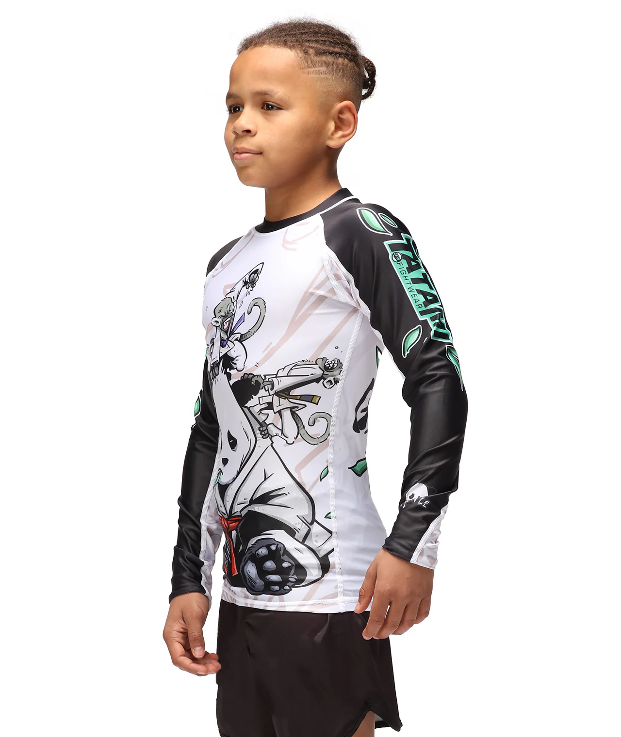 Kids Gentle Panda Rash Guard - Image 3