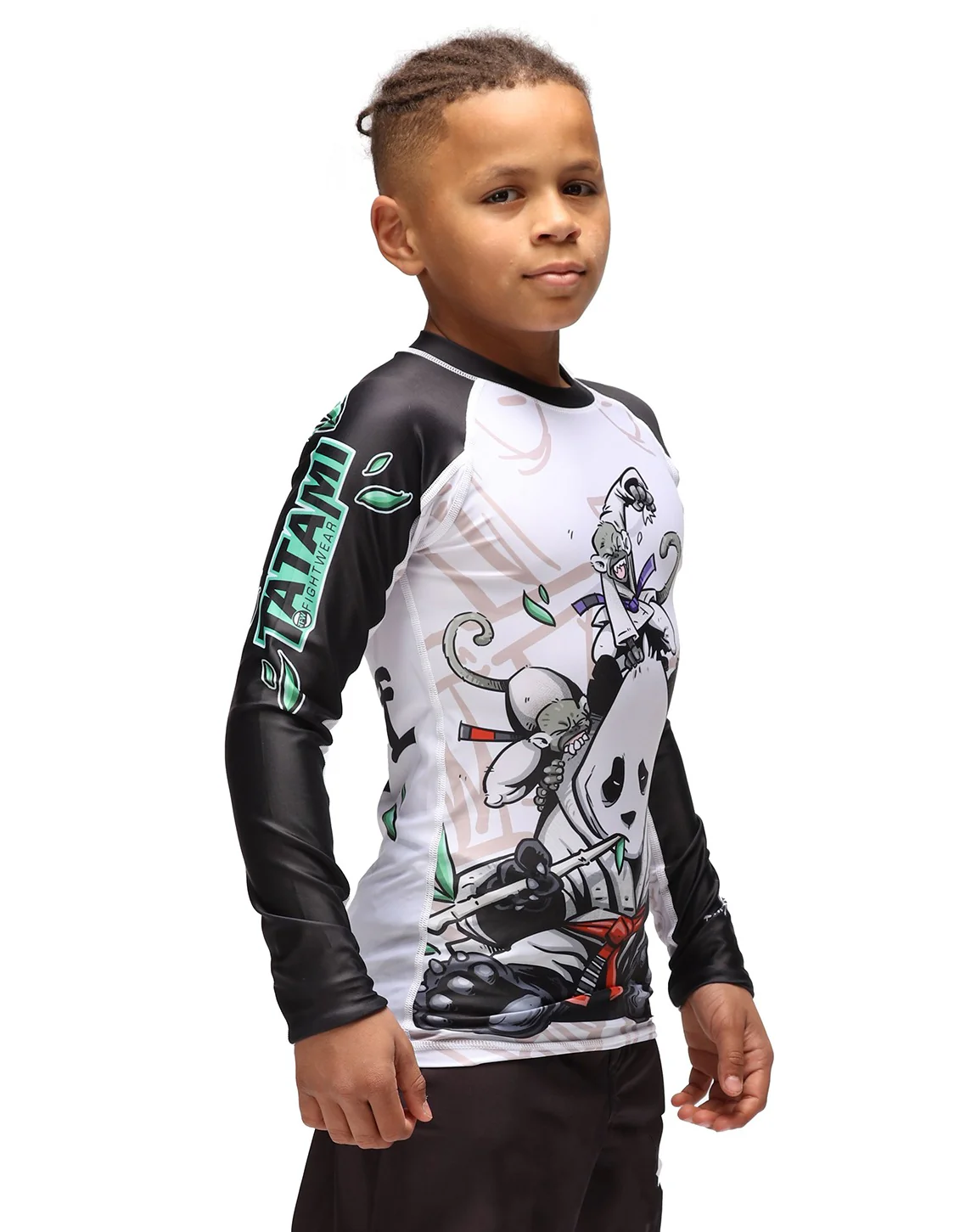 Kids Gentle Panda Rash Guard - Image 4