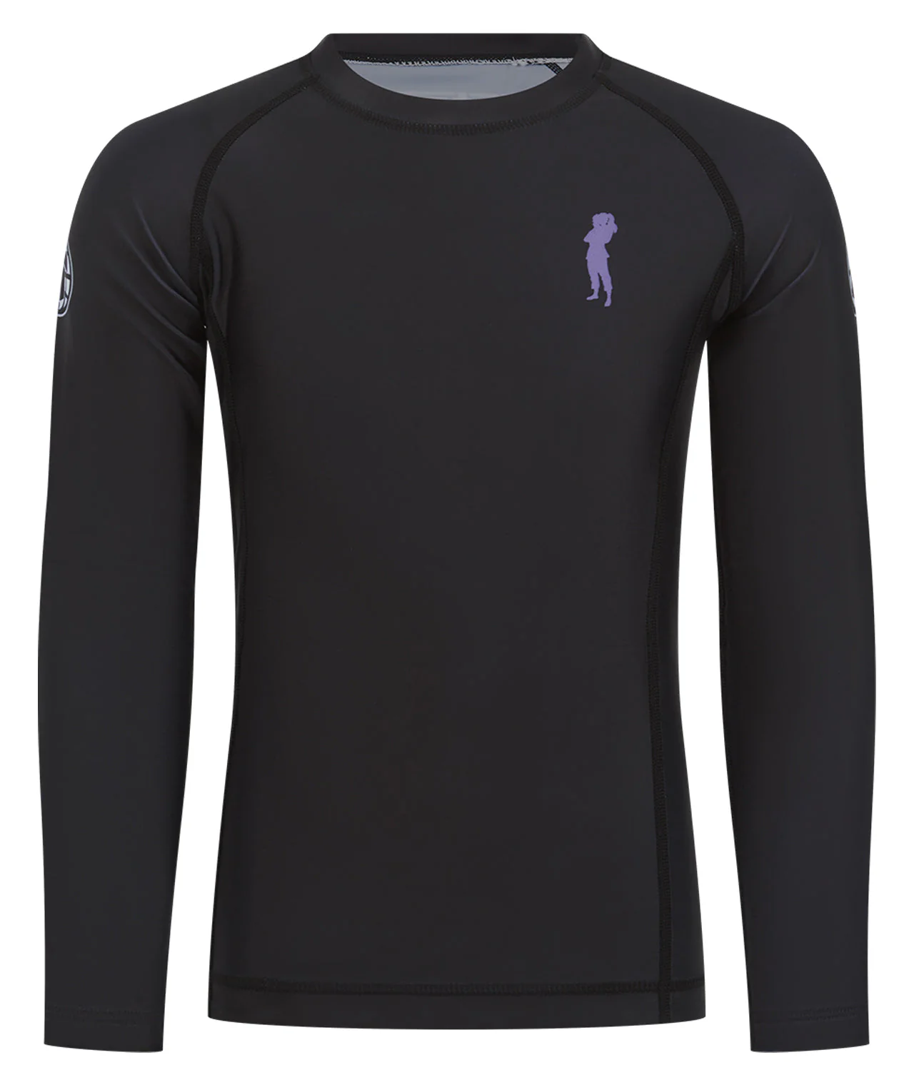 Kids Helena Profile Rash Guard - Black