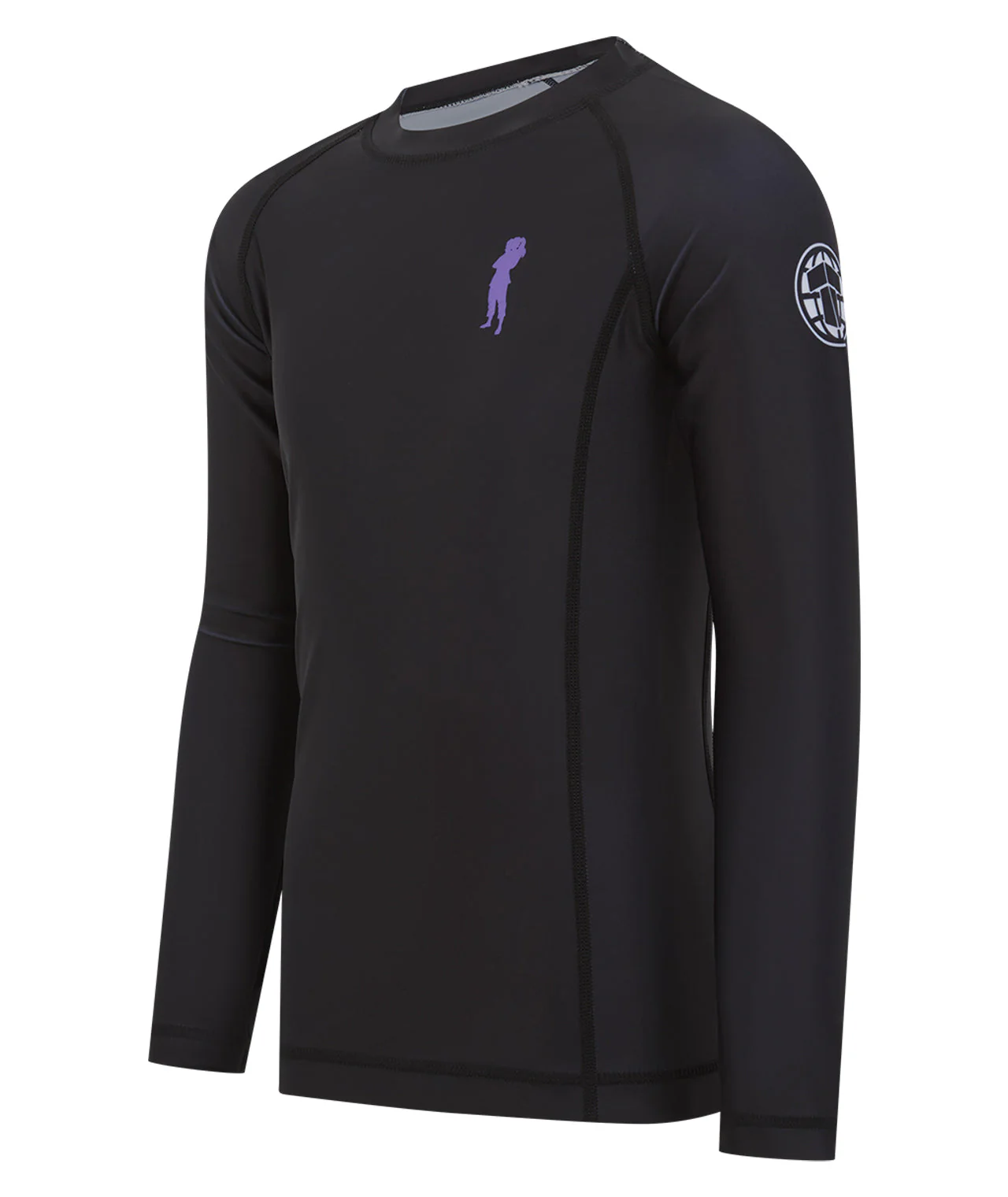 Kids Helena Profile Rash Guard - Black - Image 3