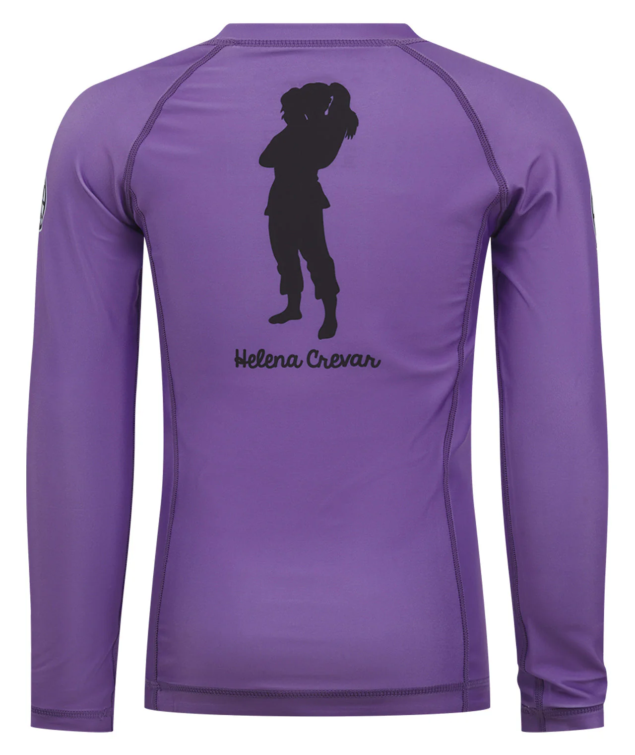 Kids Helena Profile Rash Guard - Purple - Image 2