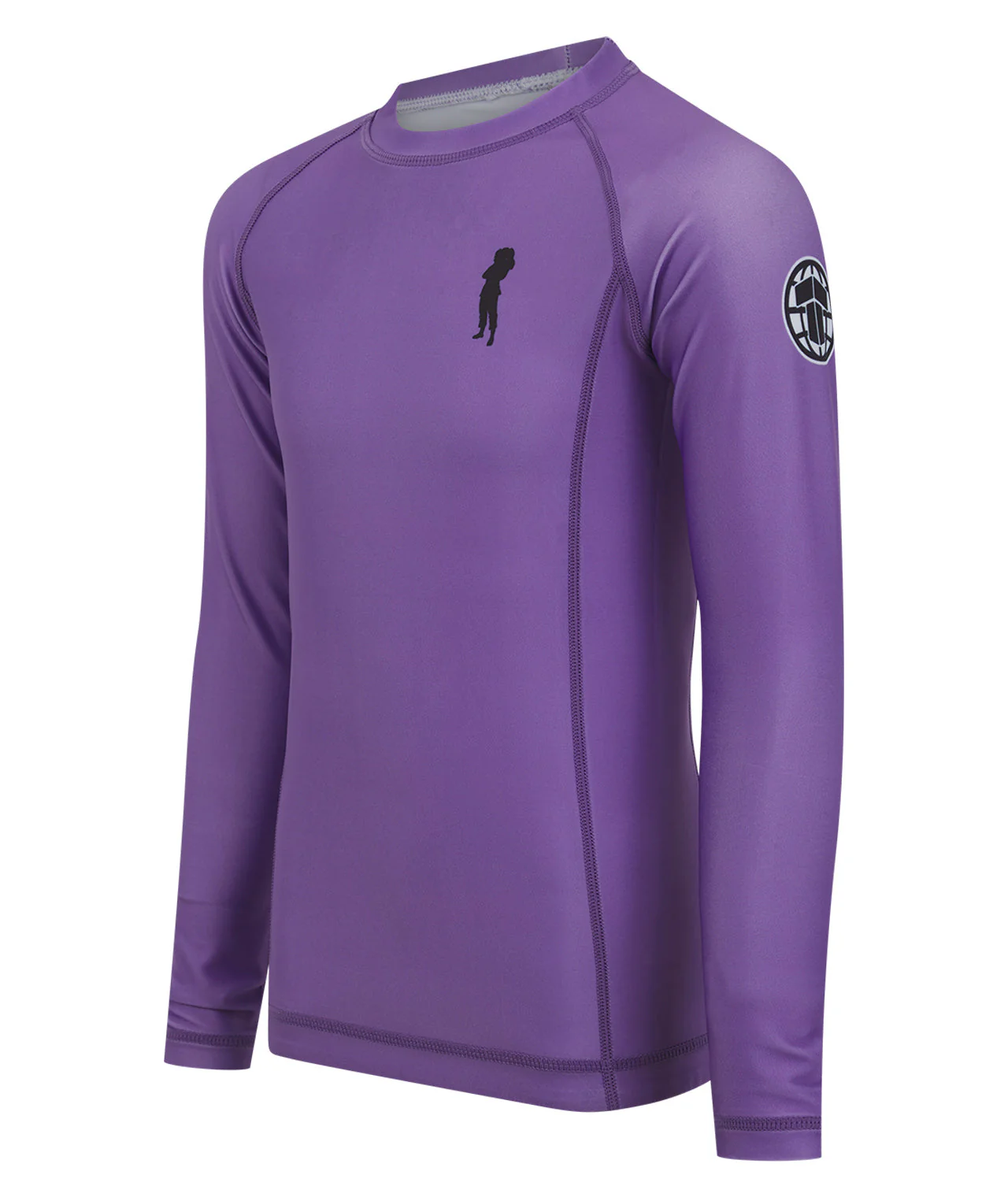 Kids Helena Profile Rash Guard - Purple - Image 3