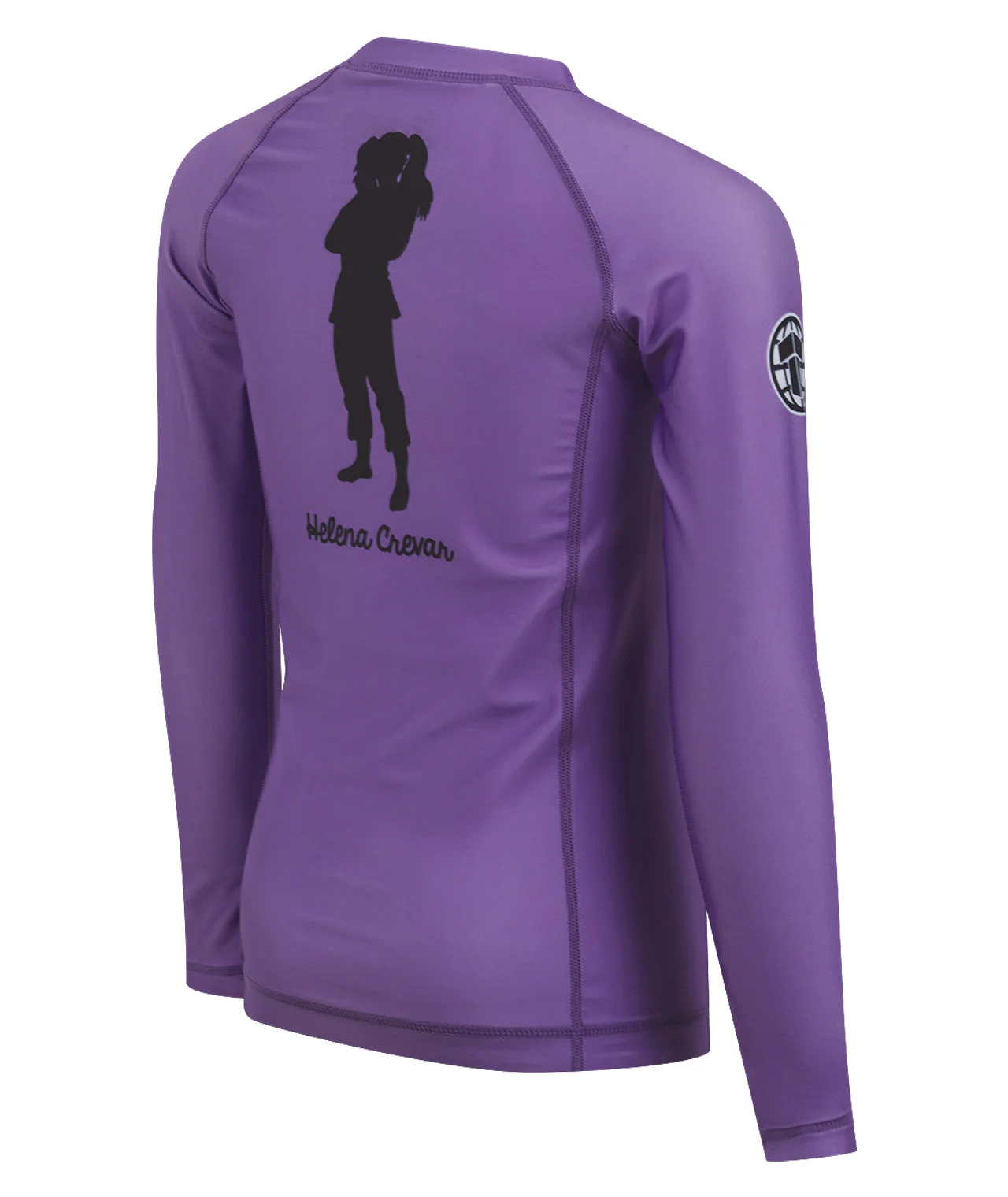 Kids Helena Profile Rash Guard - Purple - Image 4