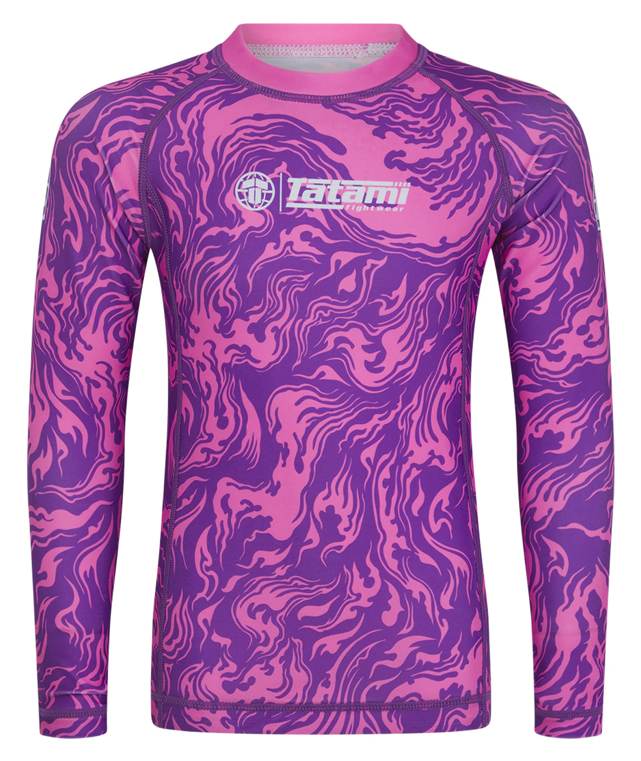 Kids Helena Rash Guard - Lava Pink