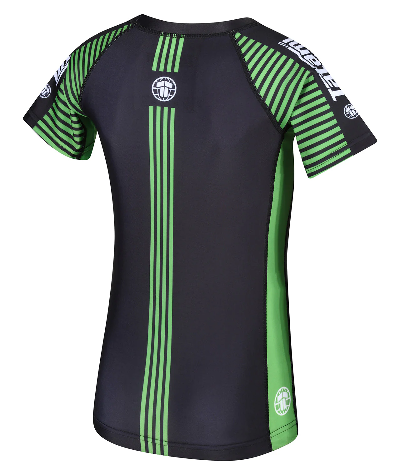 Kids IBJJF Ranked Rash Guard - Green - Image 4