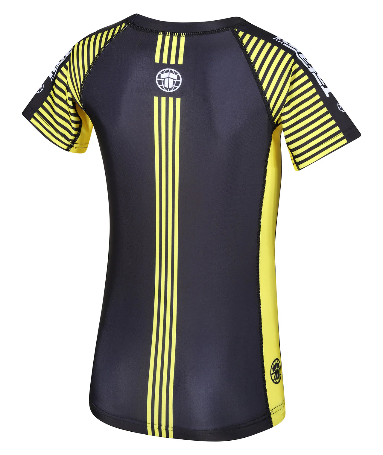 Kids IBJJF Ranked Rash Guard - Yellow - Image 4
