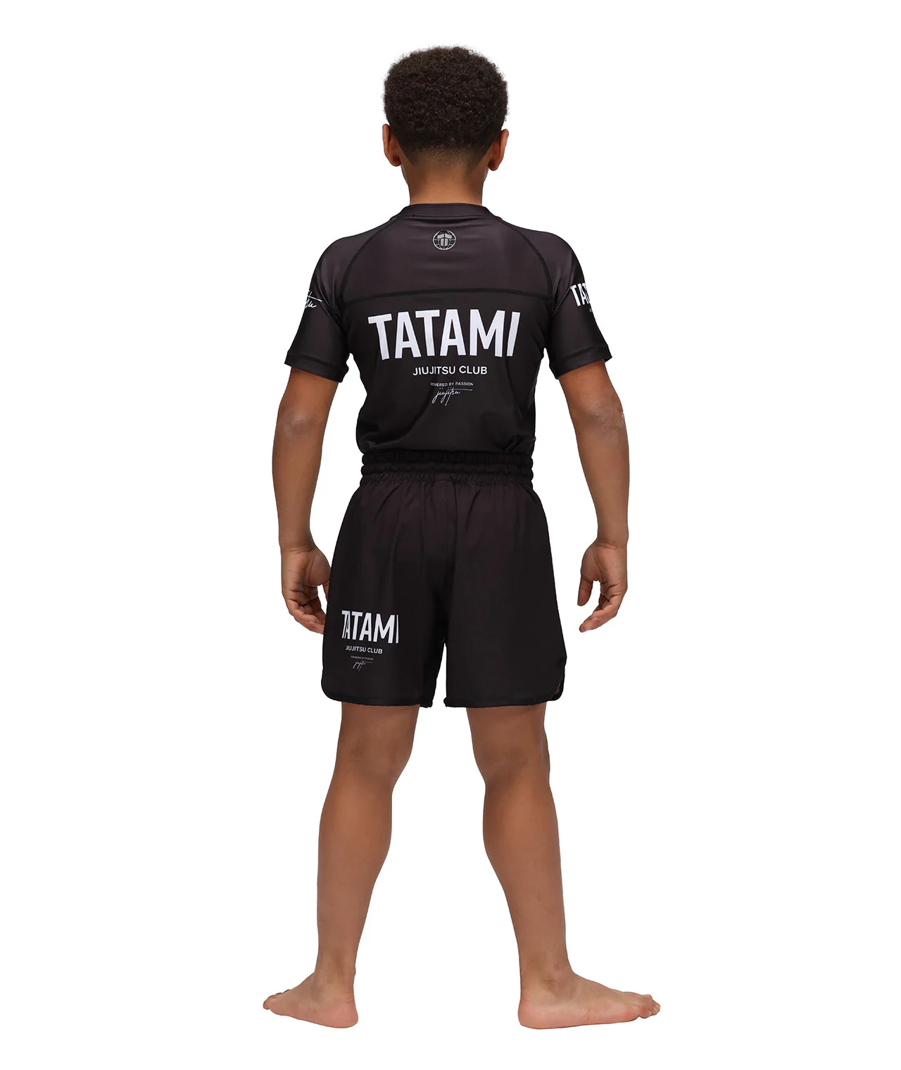 Kids JJ Club Grappling Shorts - Black - Image 7