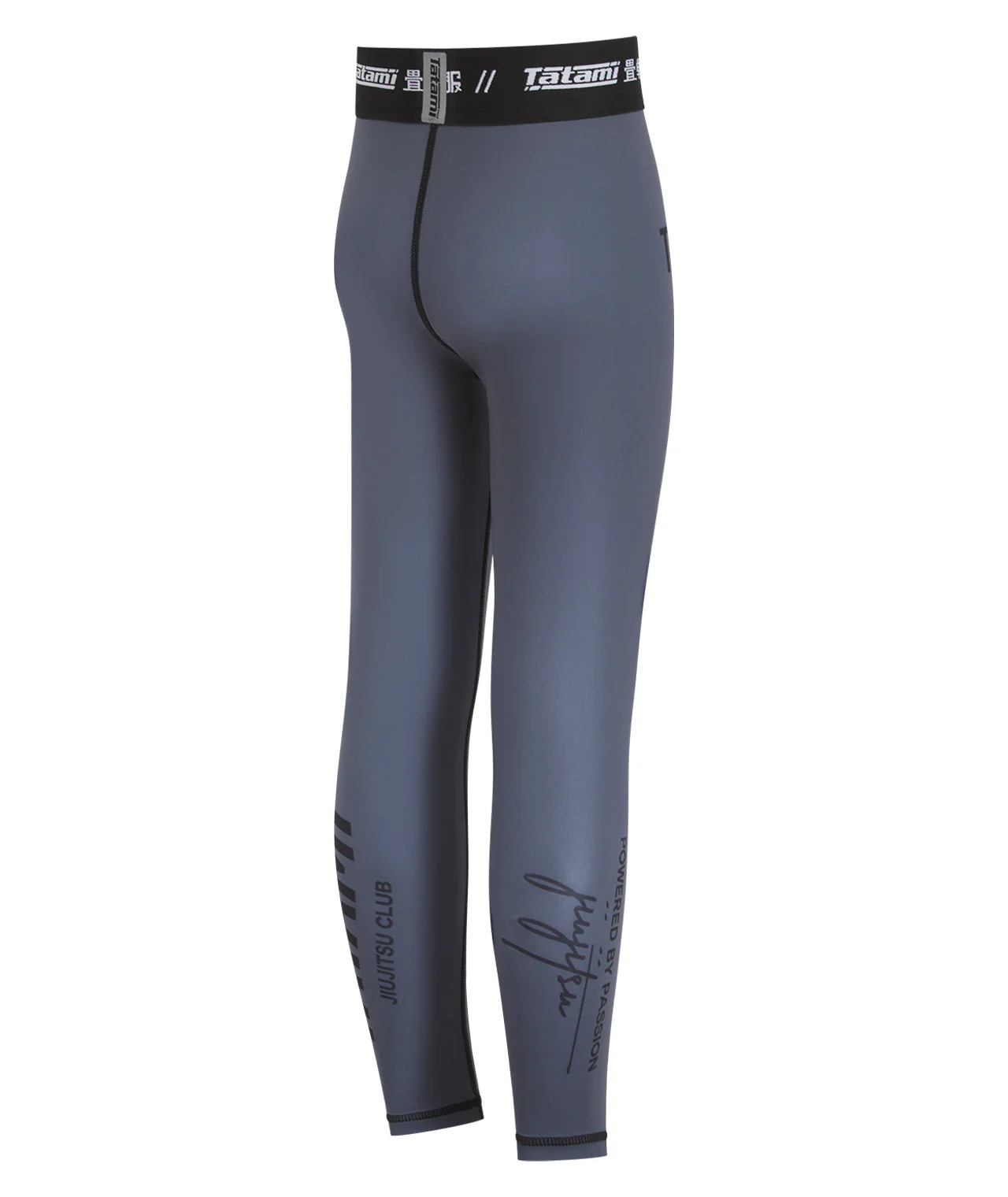 Kids JJ Club Grappling Spats - Grey - Image 4