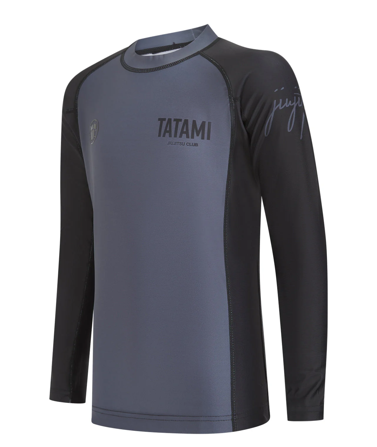 Kids JJ Club Long Sleeve Rash Guard - Grey - Image 3