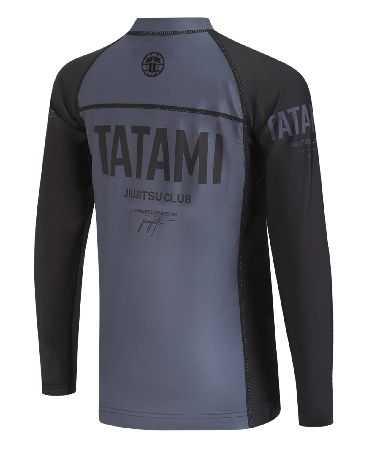 Kids JJ Club Long Sleeve Rash Guard - Grey - Image 4