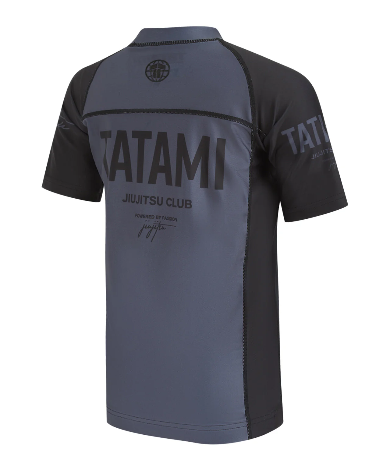 Kids JJ Club Short Sleeve Rash Guard - Grey - Image 4