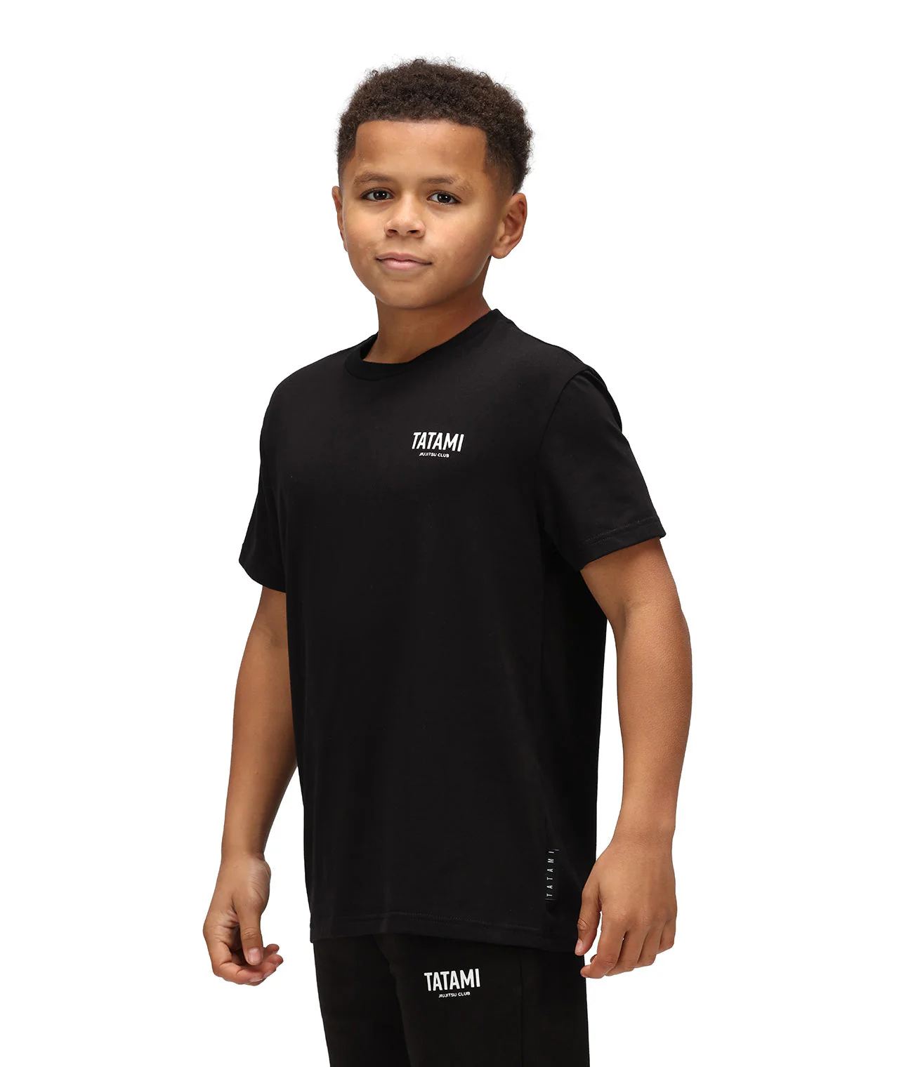 Kids JJ Club T-Shirt - Black - Image 4