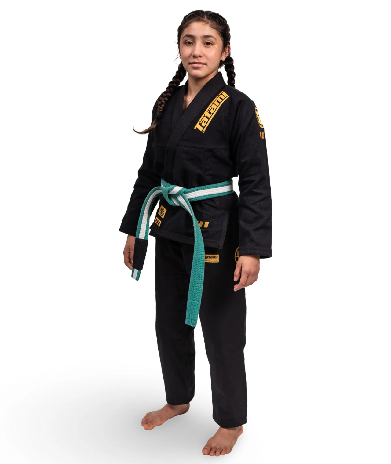 Kids Pro Series Gi - Black & Champion Gold - Image 4