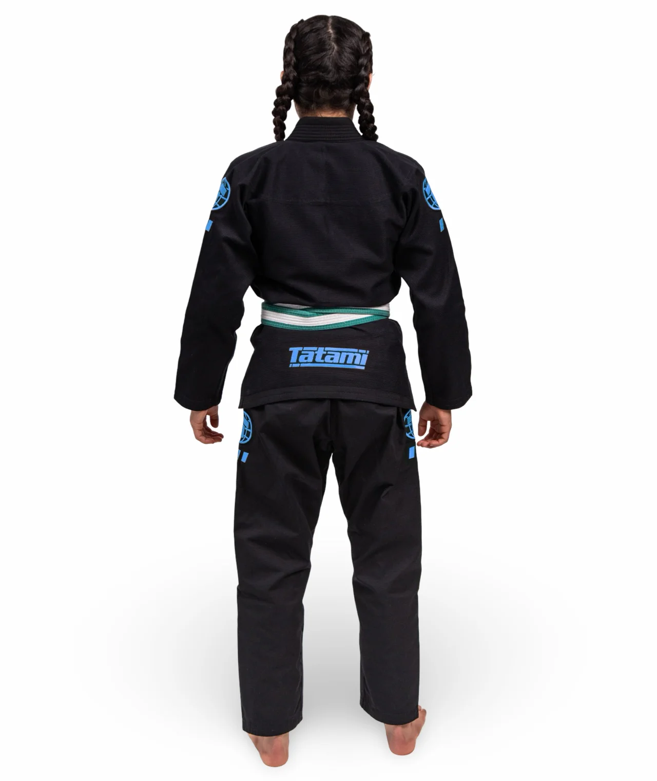 Kids Pro Series Gi - Black & Sky Blue - Image 6