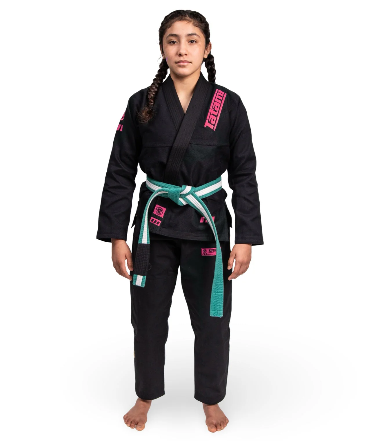 Kids Pro Series Gi - Black & Wild Rose - Image 2