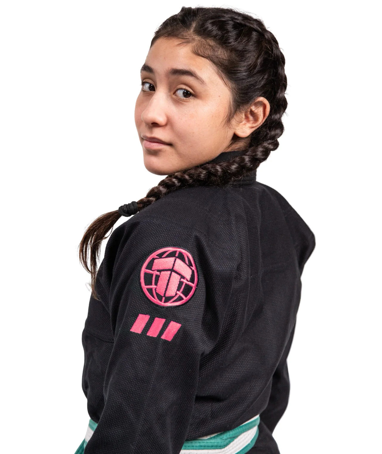Kids Pro Series Gi - Black & Wild Rose - Image 3