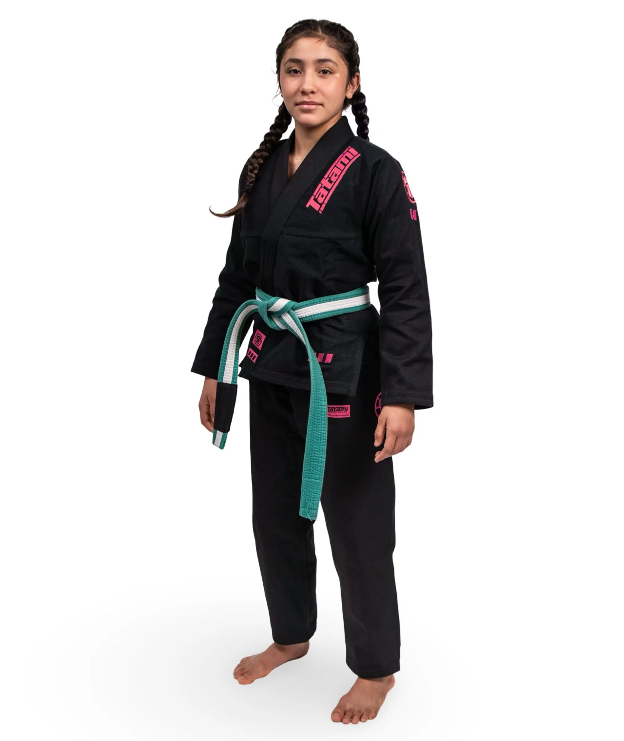 Kids Pro Series Gi - Black & Wild Rose - Image 4