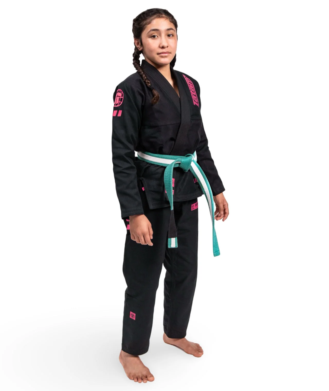 Kids Pro Series Gi - Black & Wild Rose - Image 5