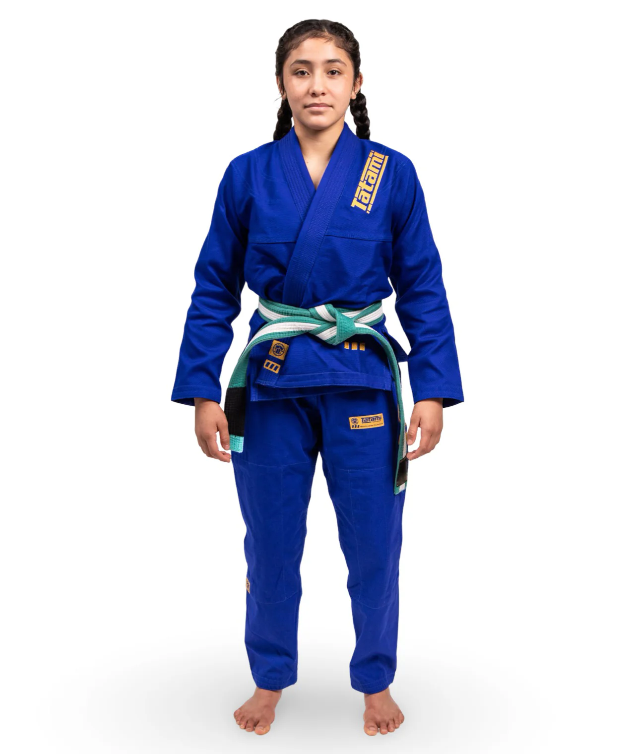 Kids Pro Series Gi - Blue & Champion Gold - Image 3