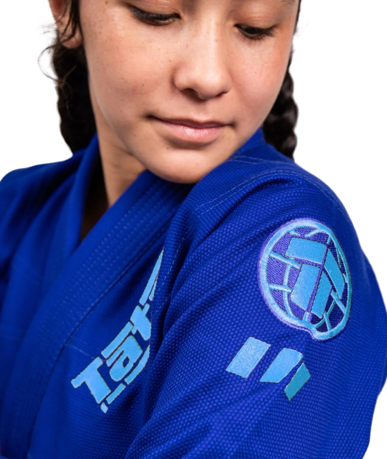 Kids Pro Series Gi - Blue & Sky Blue - Image 2