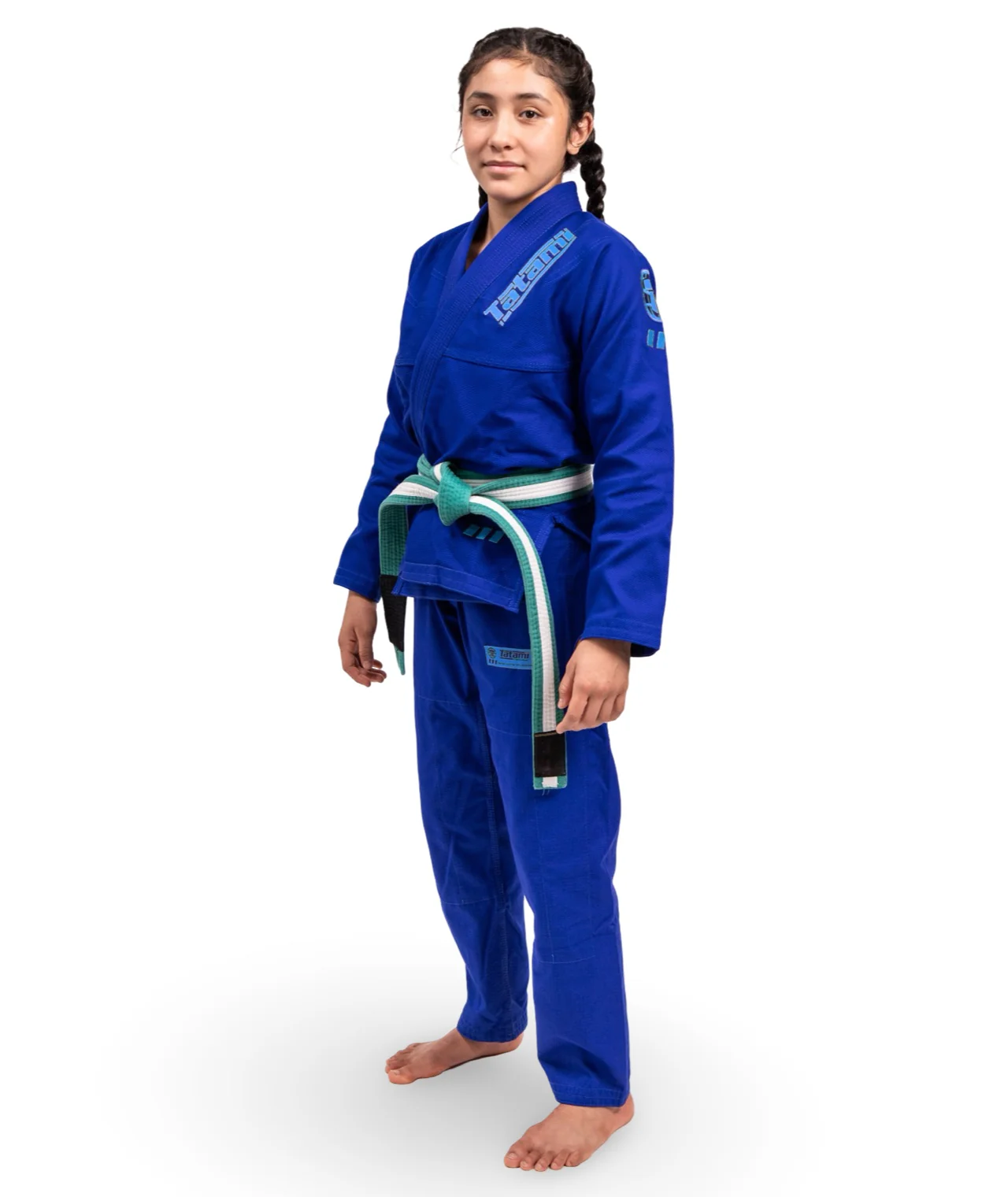 Kids Pro Series Gi - Blue & Sky Blue - Image 4