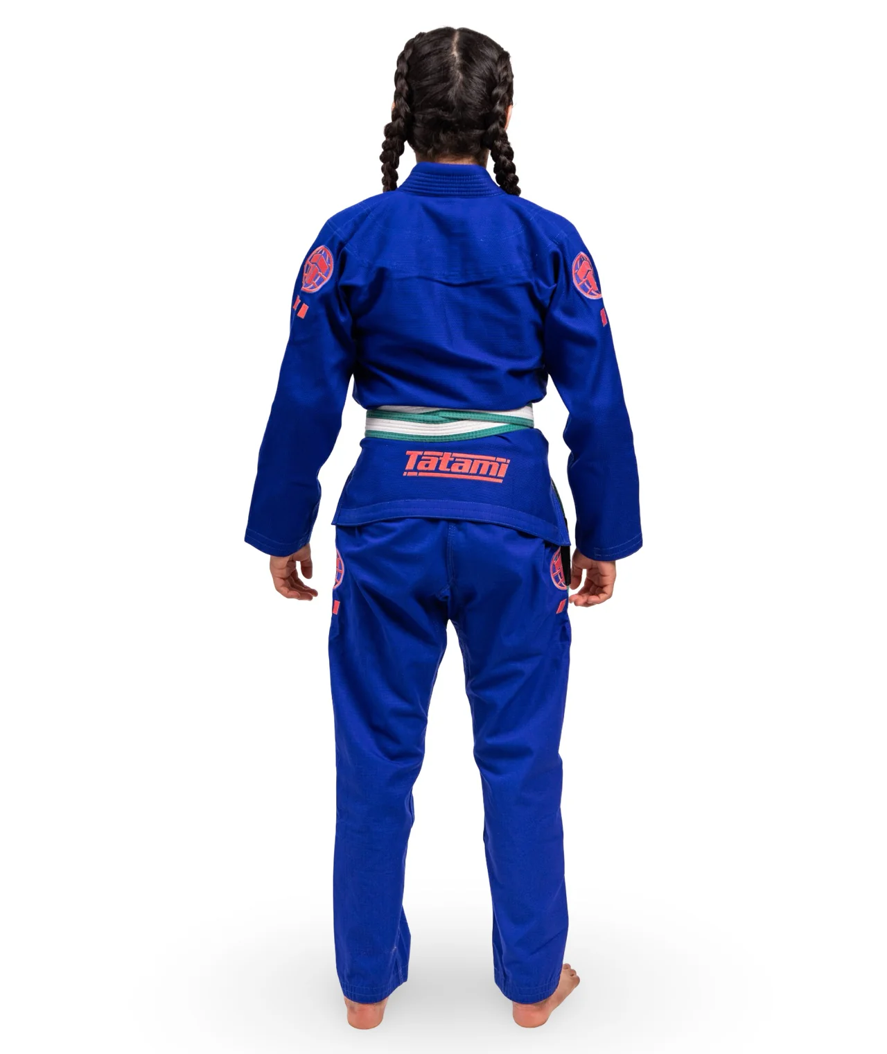 Kids Pro Series Gi - Blue & Wild Rose - Image 6
