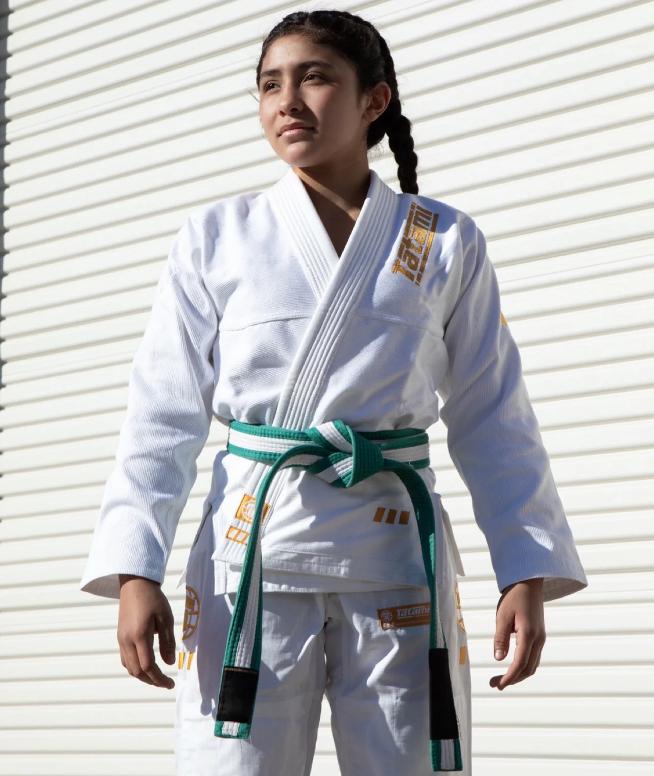 Kids Pro Series Gi - White & Champion Gold - Image 7