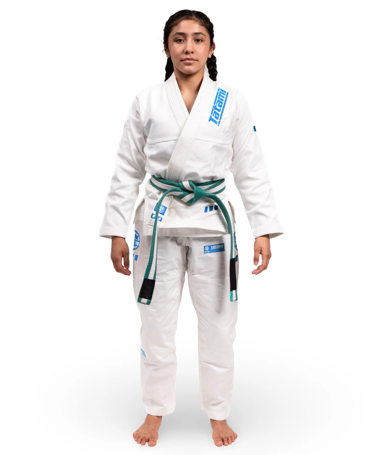 Kids Pro Series Gi - White & Sky Blue - Image 3