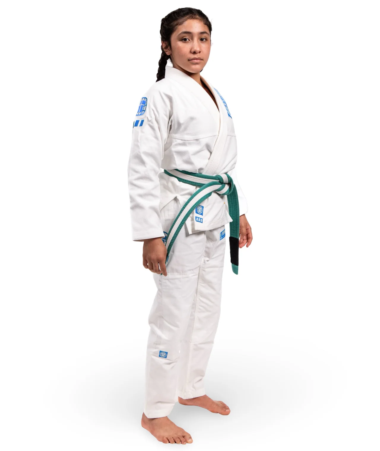 Kids Pro Series Gi - White & Sky Blue - Image 5