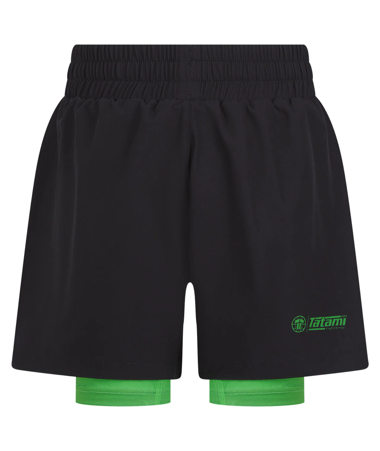 Kids Ranked Hybrid Shorts - Green - Image 2