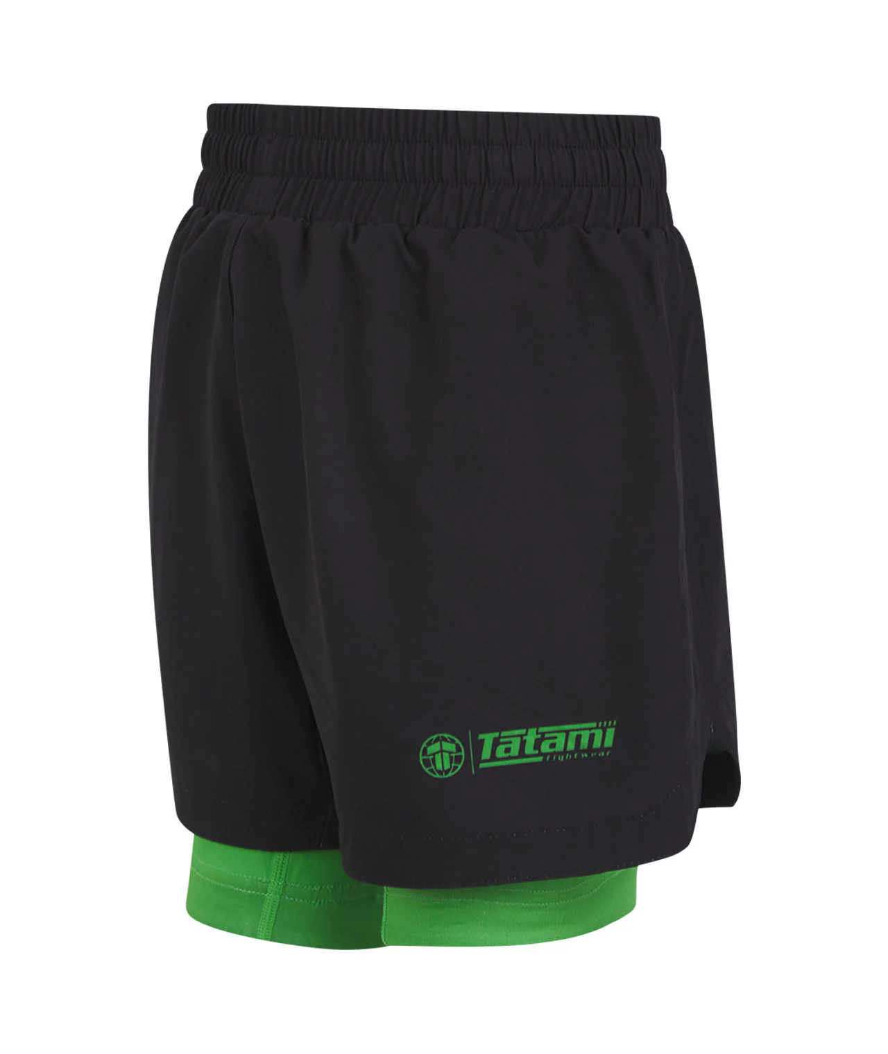 Kids Ranked Hybrid Shorts - Green - Image 4