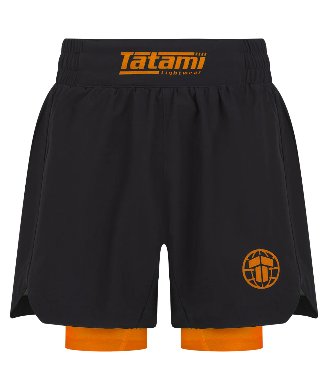 Kids Ranked Hybrid Shorts - Orange