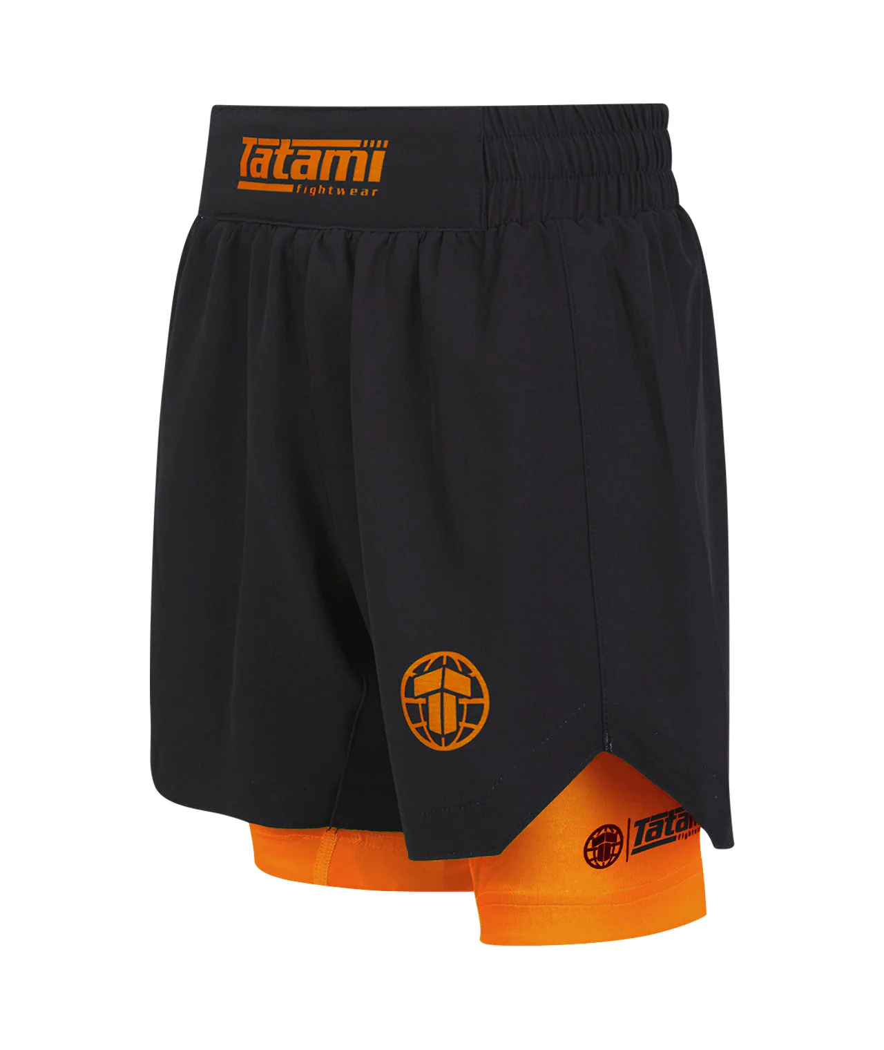 Kids Ranked Hybrid Shorts - Orange - Image 3