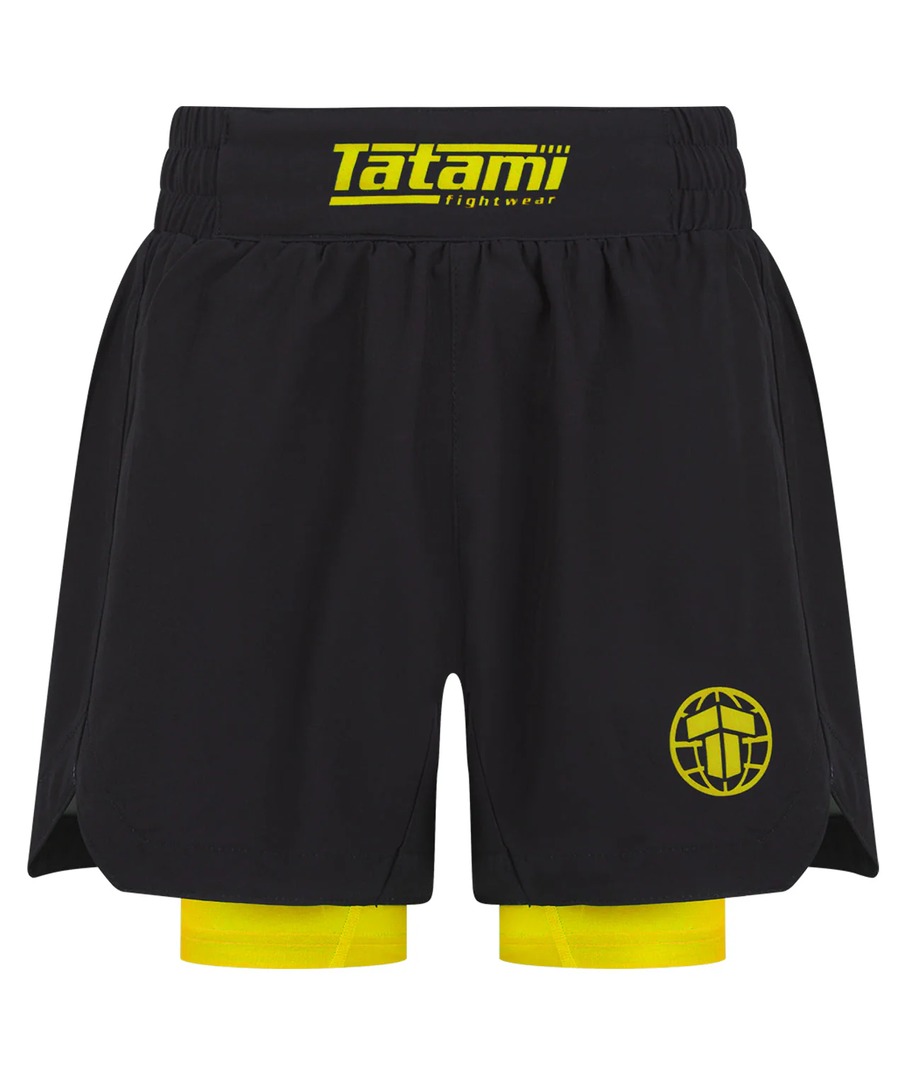 Kids Ranked Hybrid Shorts - Yellow