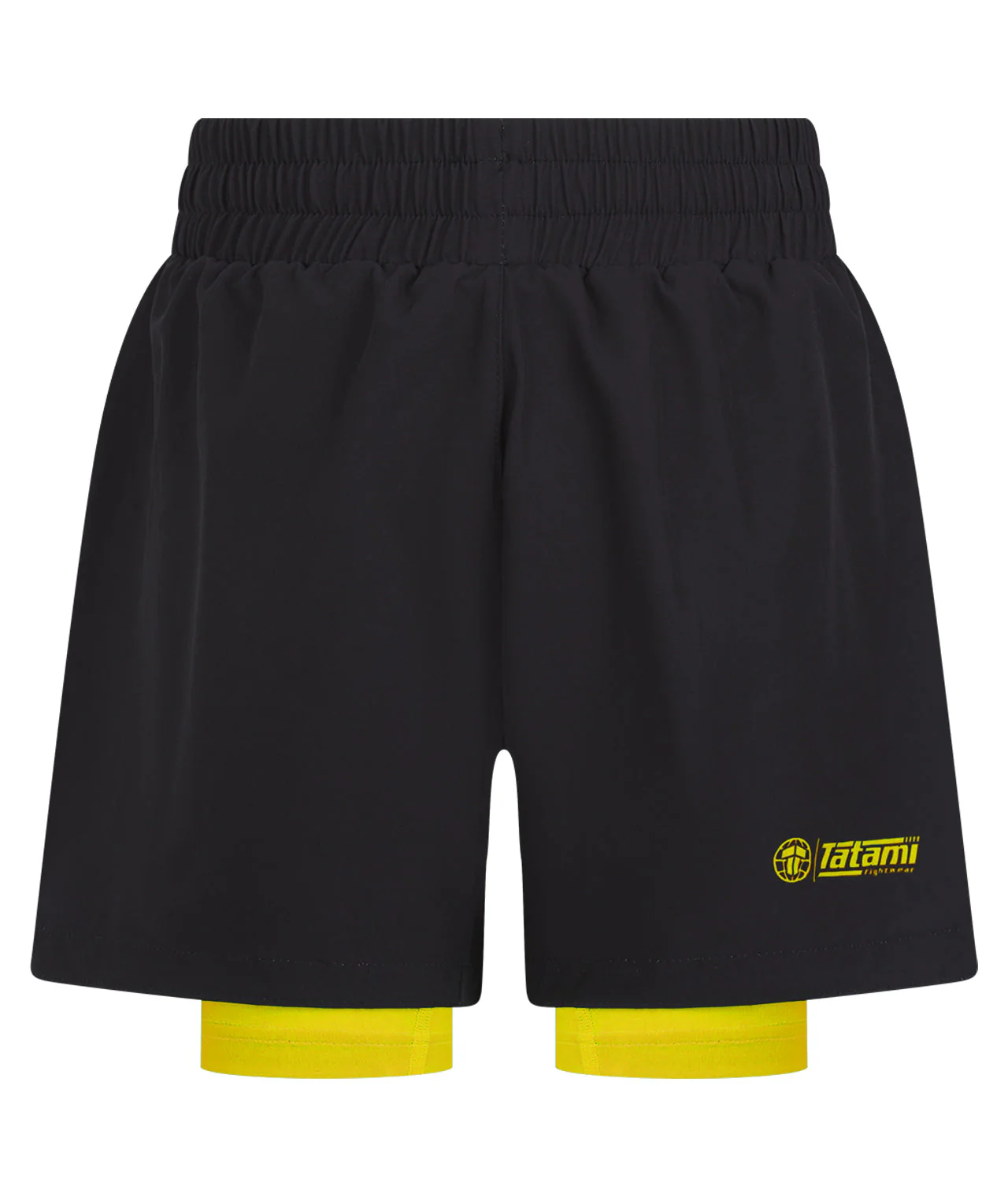 Kids Ranked Hybrid Shorts - Yellow - Image 2