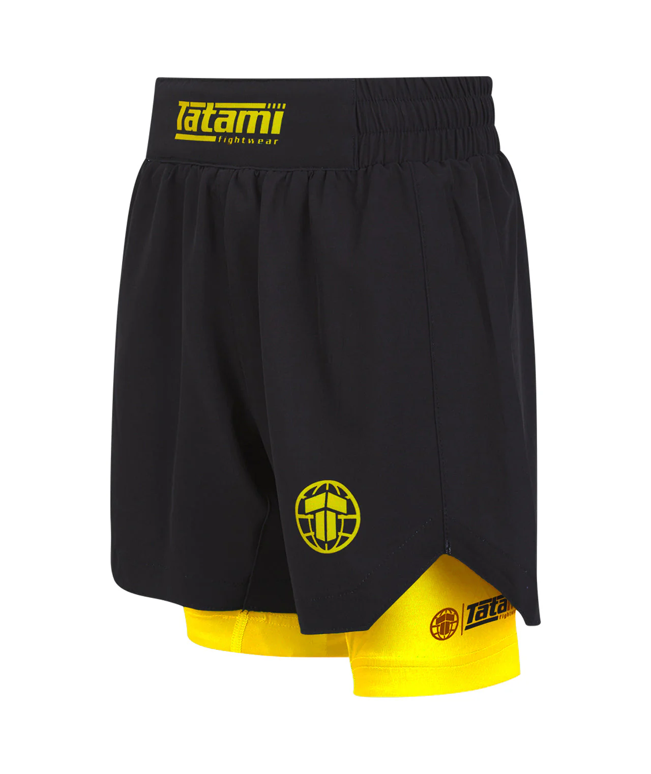 Kids Ranked Hybrid Shorts - Yellow - Image 3