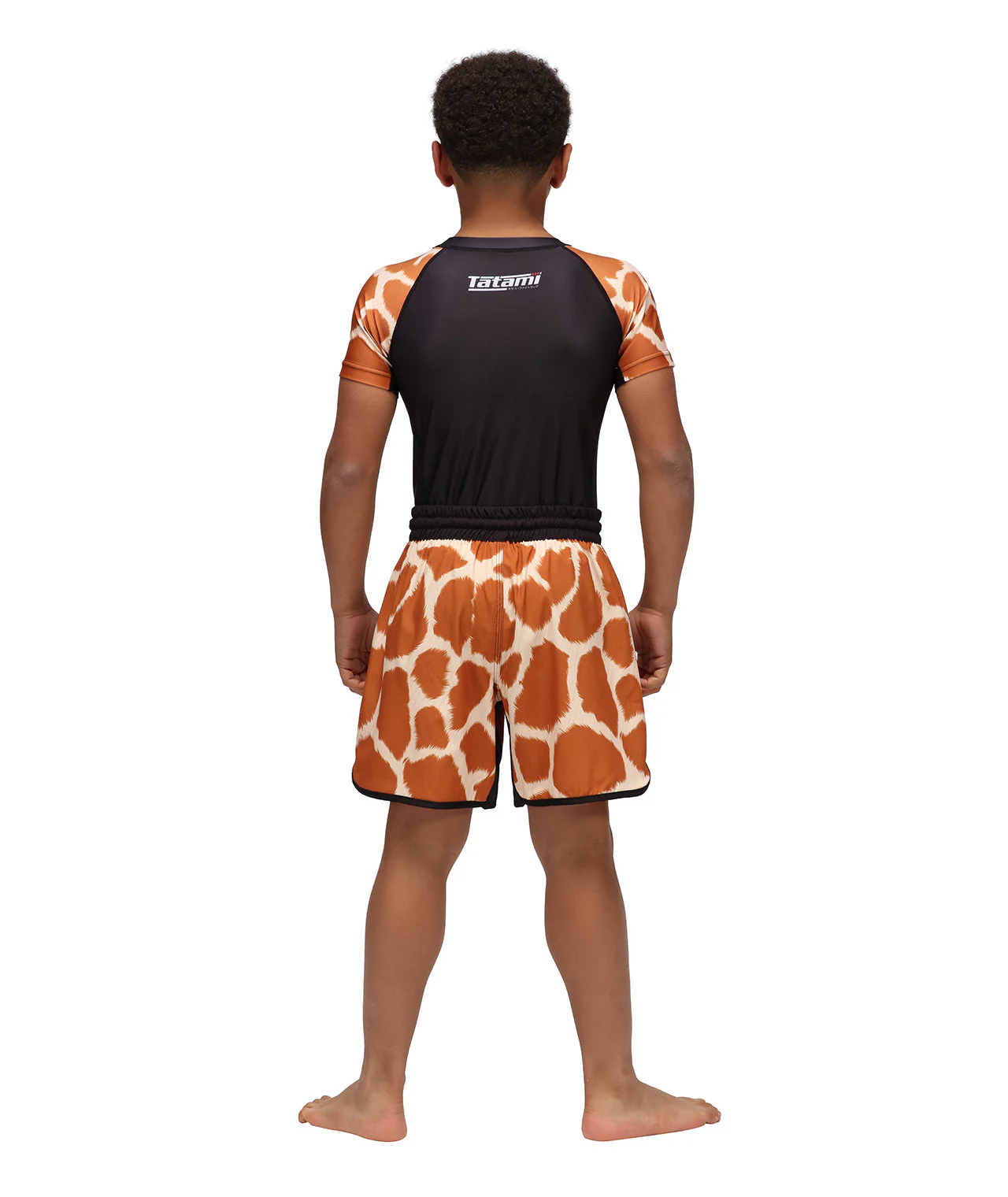 Kids Recharge Grappling Shorts - Giraffe - Image 7