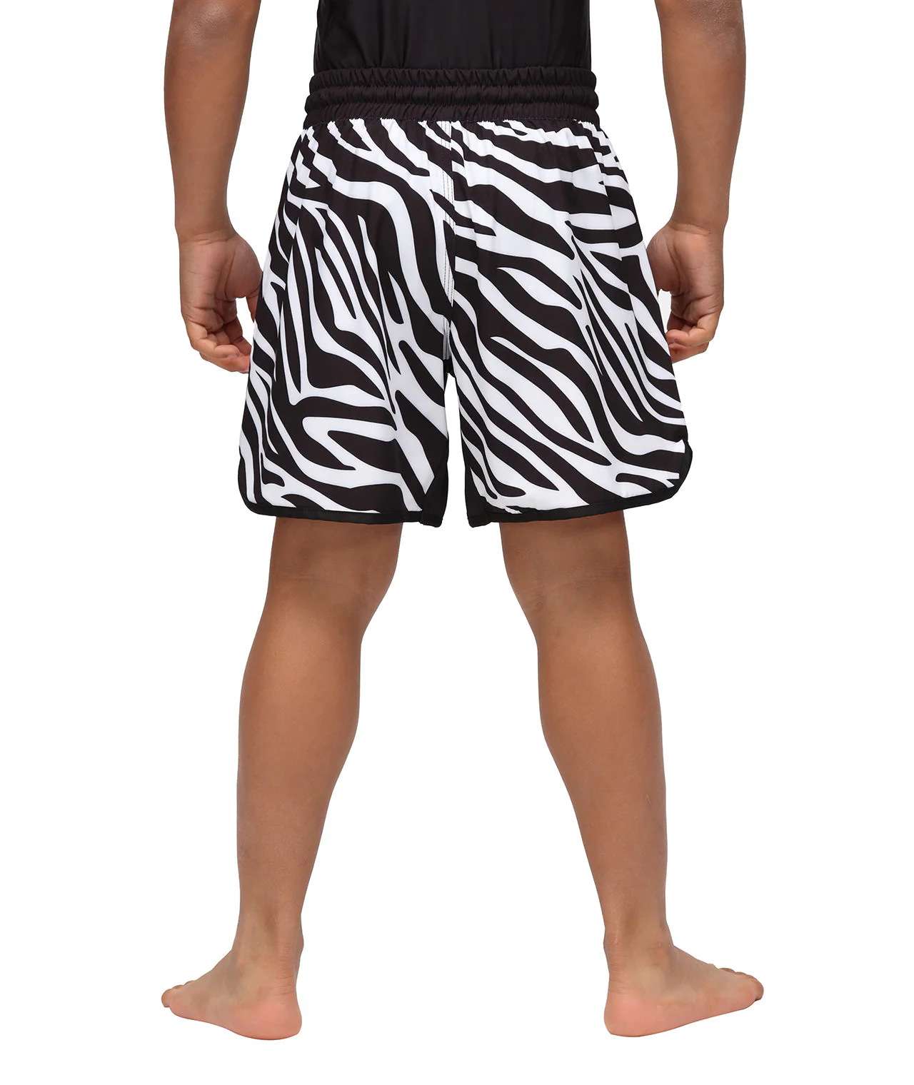 Kids Recharge Grappling Shorts - Zebra - Image 3
