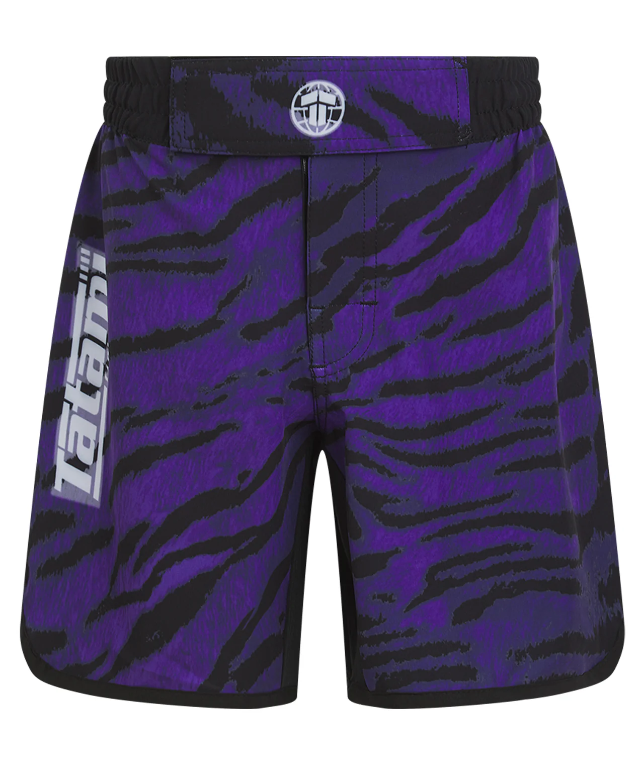 Kids Recharged Grappling Shorts - Purple Tiger