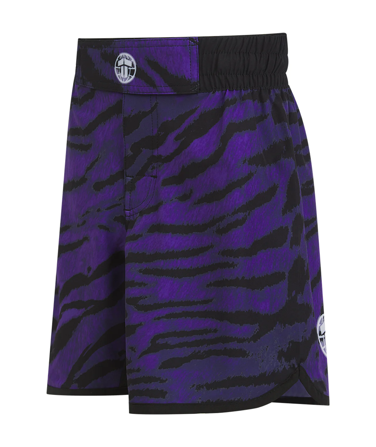 Kids Recharged Grappling Shorts - Purple Tiger - Image 3