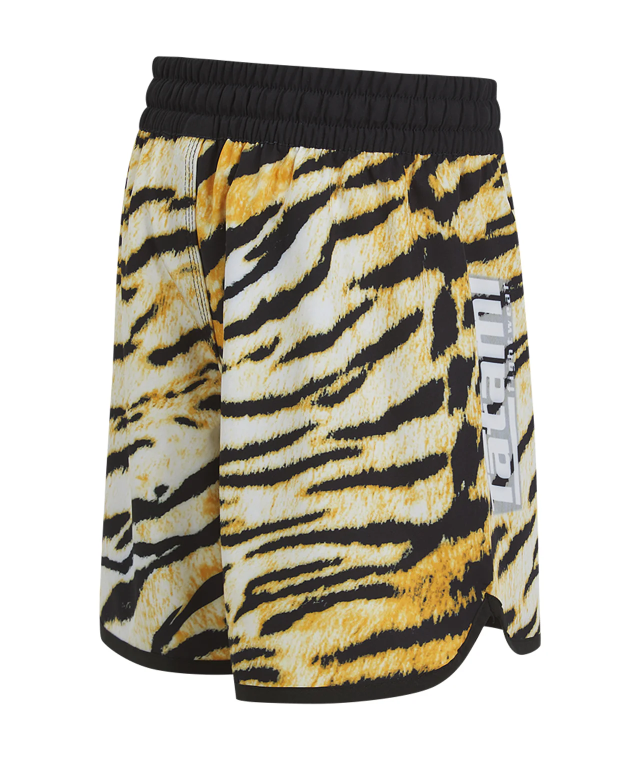 Kids Recharged Grappling Shorts - Yellow Tiger - Image 4