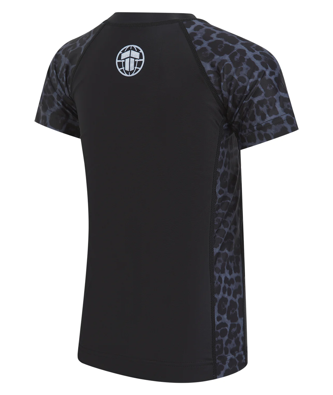 Kids Recharged Rash Guard - Grey Leopard - Image 4