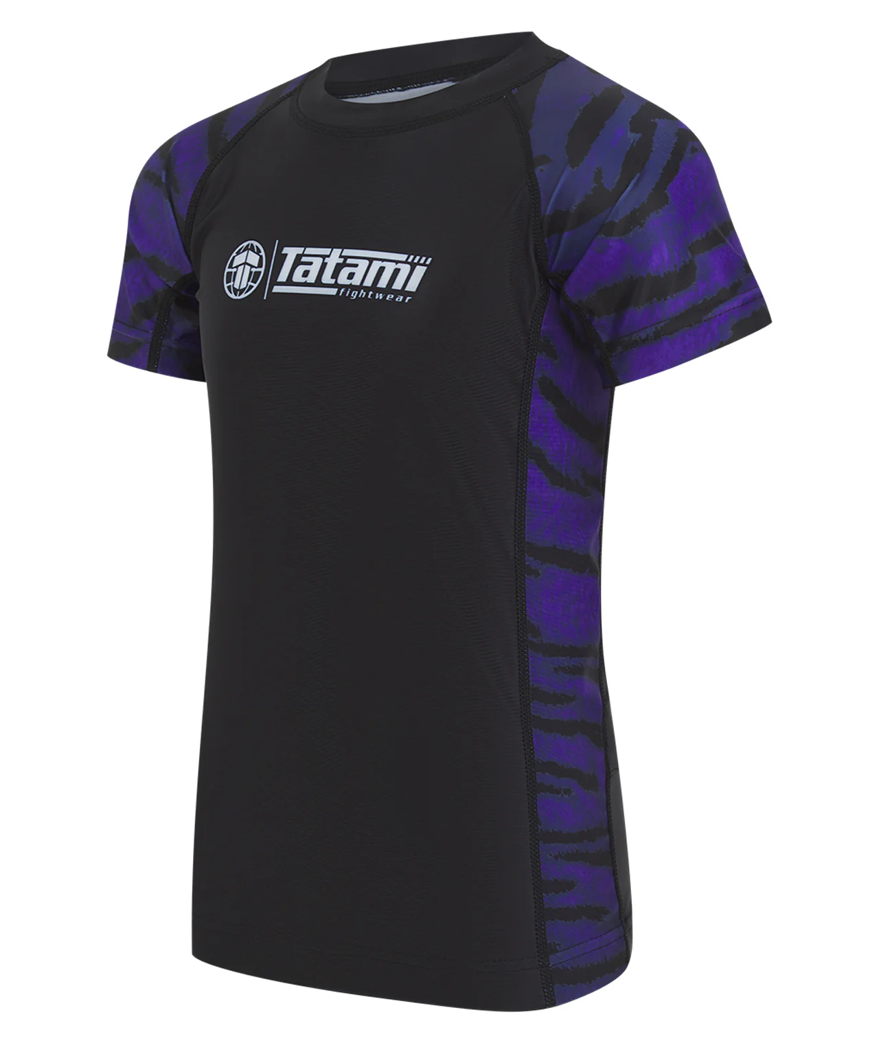 Kids Recharged Rash Guard - Purple Tiger - Image 3