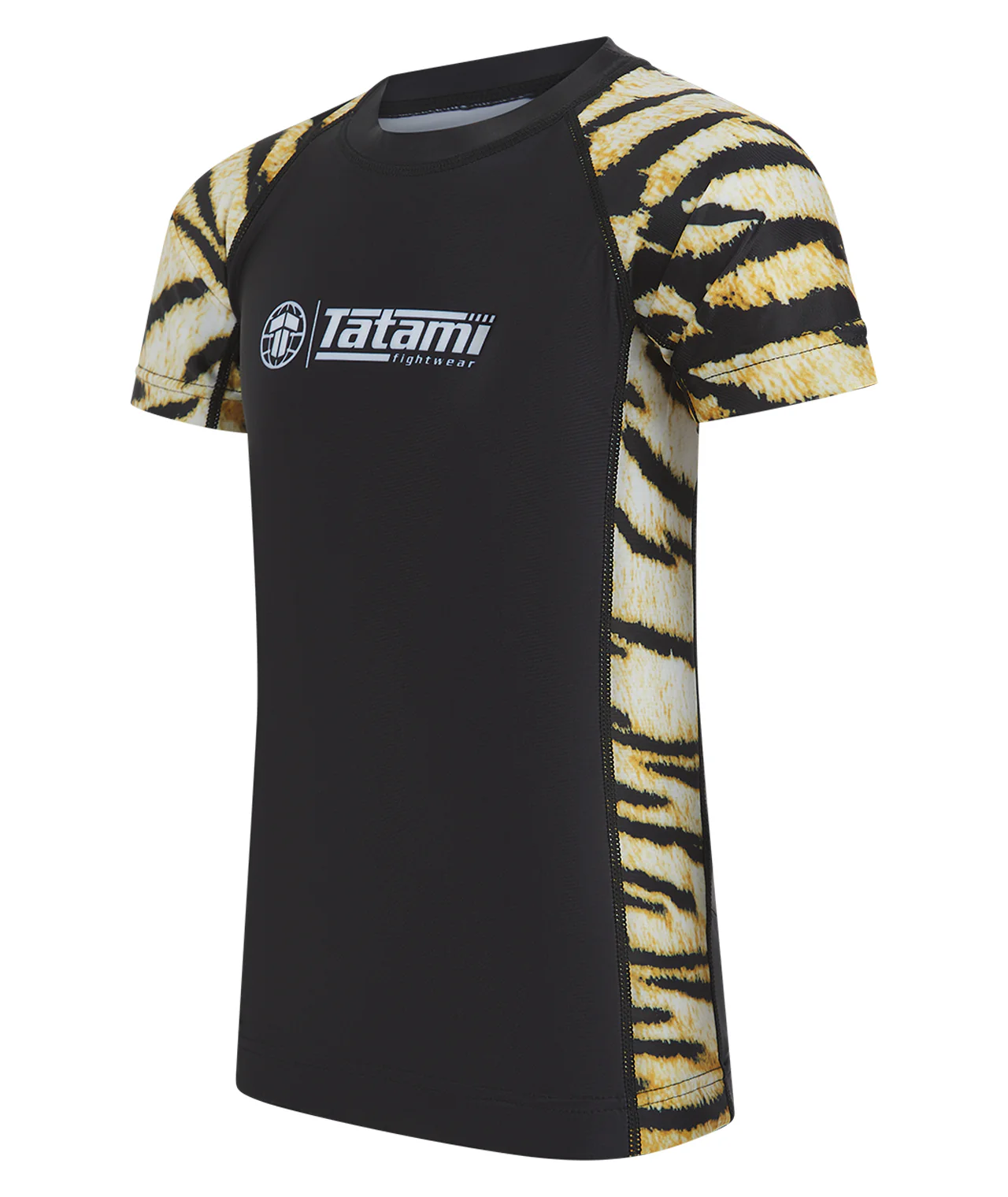Kids Recharged Rash Guard - Yellow Tiger - Image 3