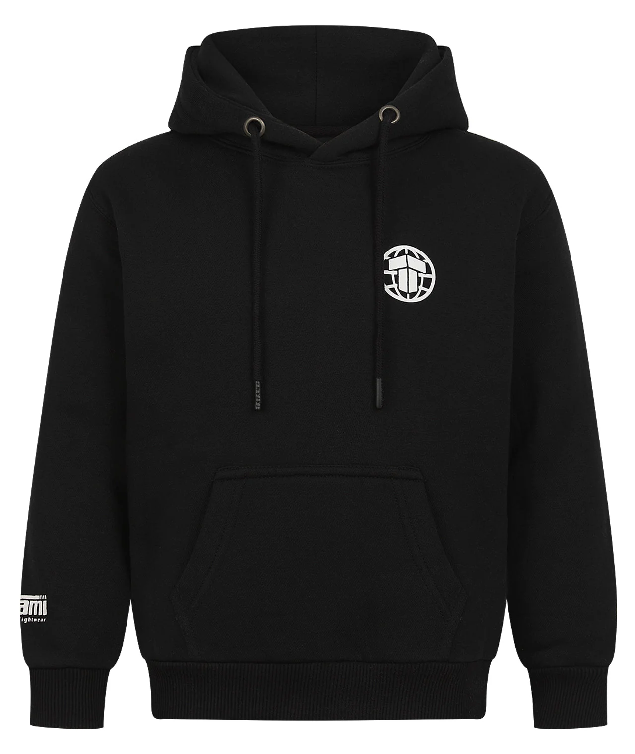 Kids Tatami Globe Hoodie - Black