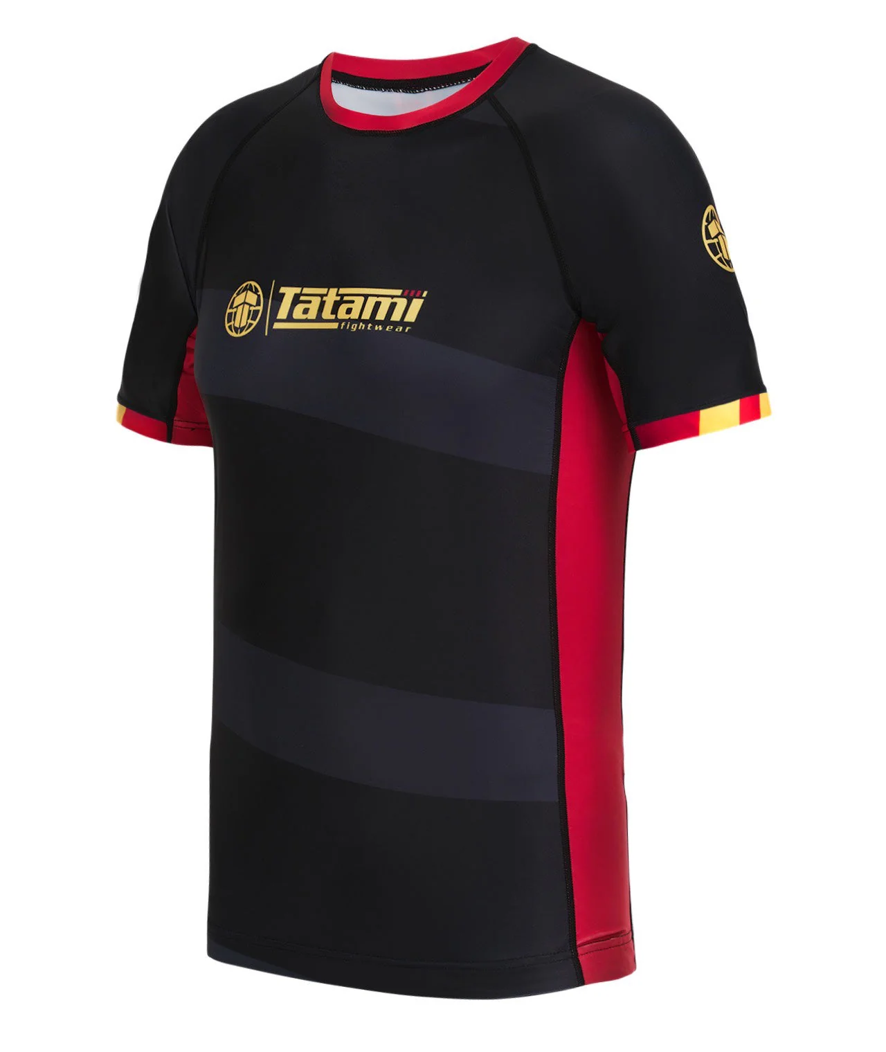 Kids Tatami Nomad Rash Guard - Black & Red - Image 2