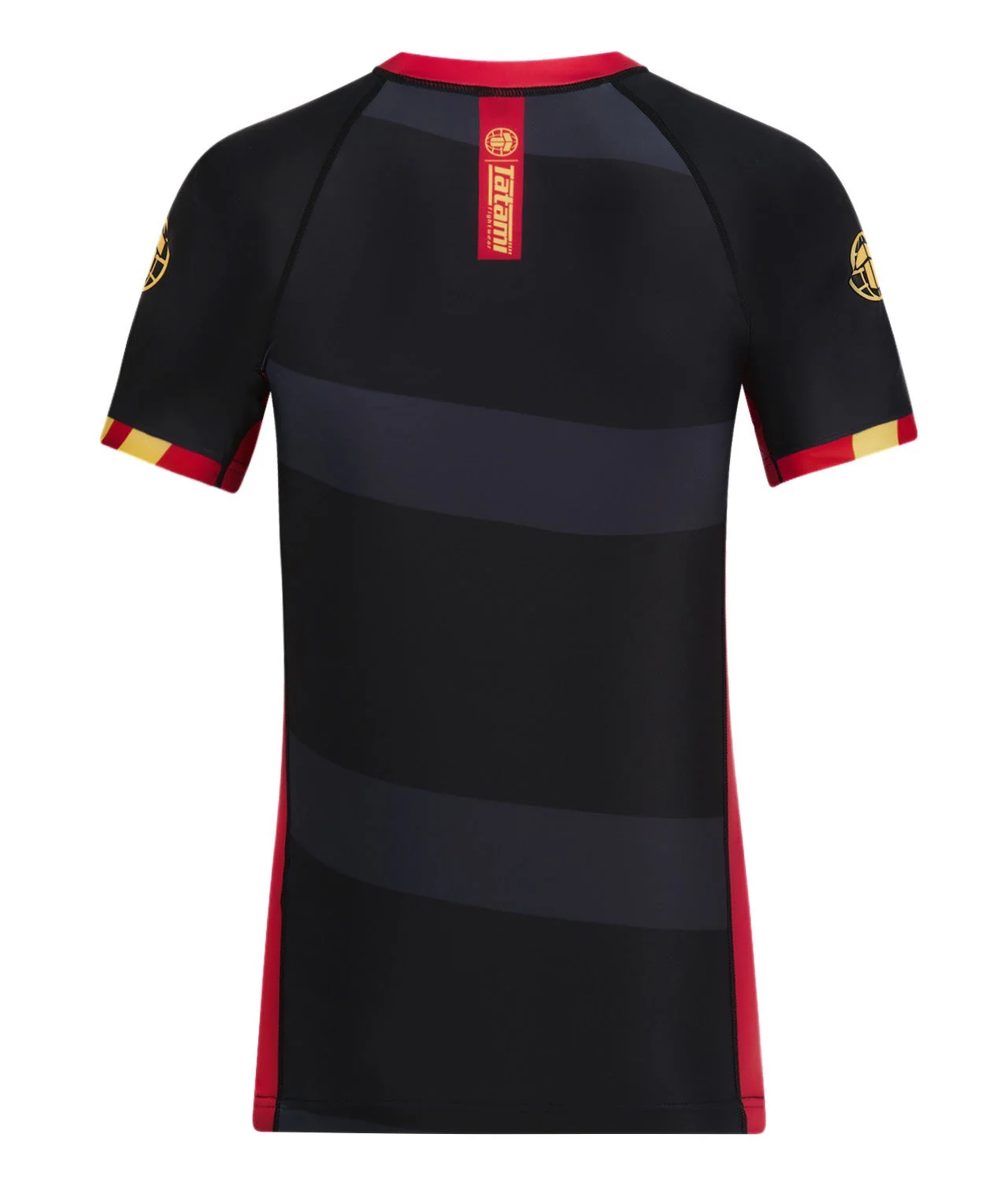 Kids Tatami Nomad Rash Guard - Black & Red - Image 3