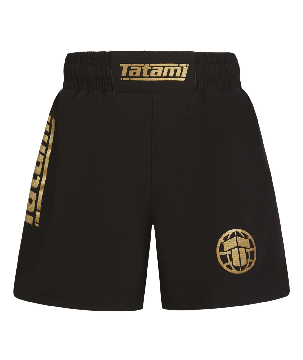 Kids Tatami Pro Grappling Shorts - Black & Gold