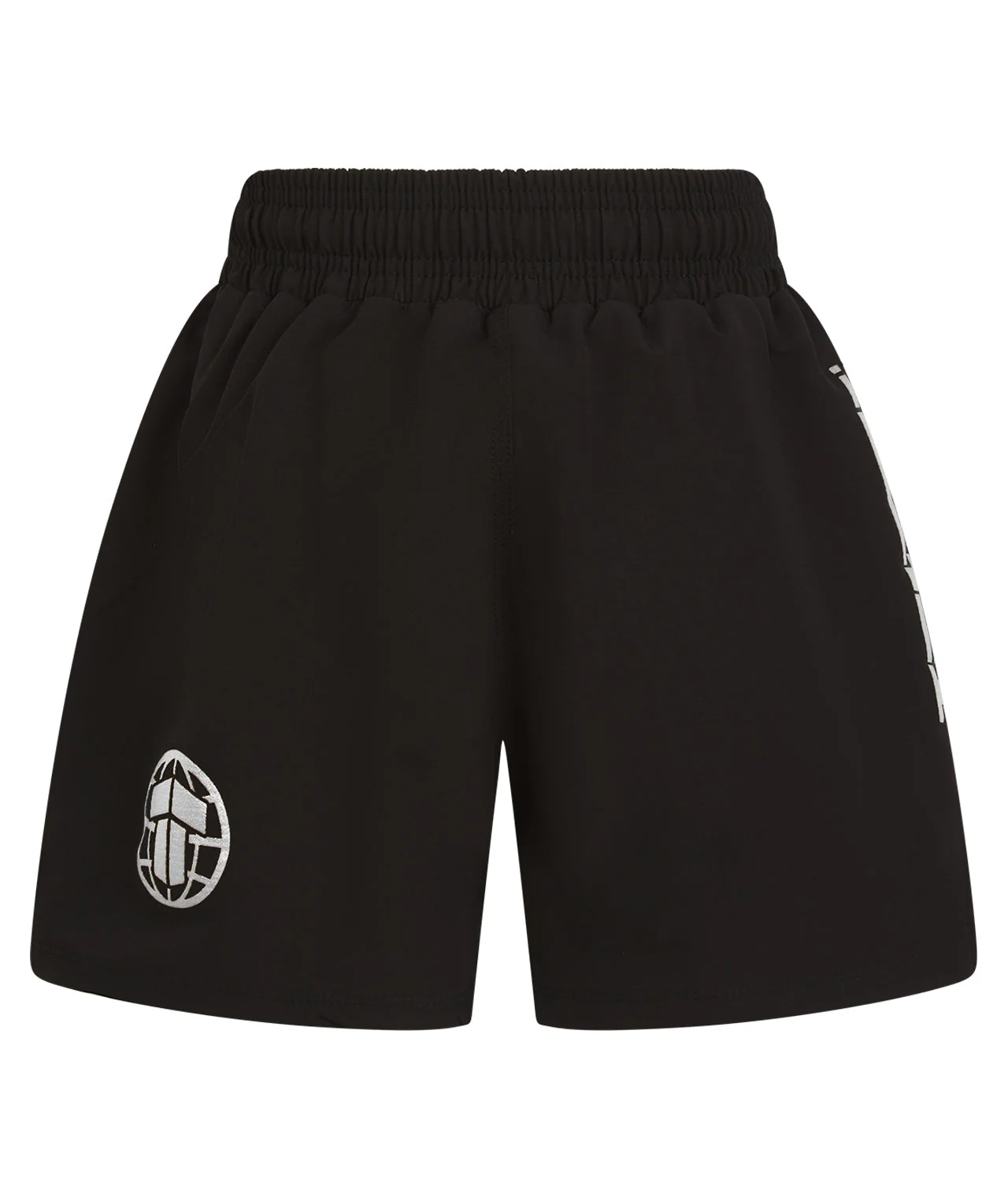 Kids Tatami Pro Grappling Shorts - Black & Silver - Image 3