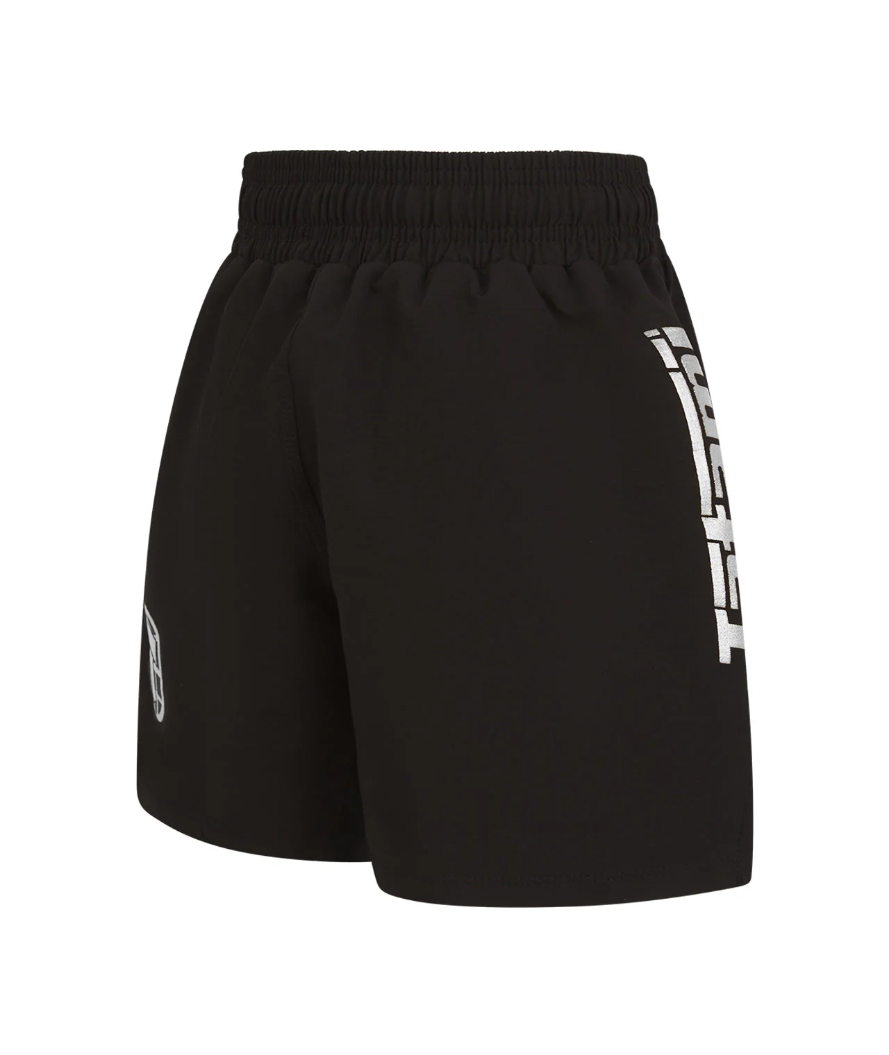 Kids Tatami Pro Grappling Shorts - Black & Silver - Image 4